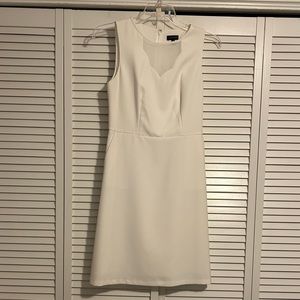 The Limited Pure White Sheath Dress, Tall Size 4, Barely Worn